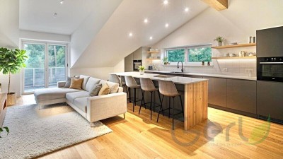 Wohnen über zwei Ebenen! Stilvolle 4 Zimmer Erstbezugswohnung in Elixhausen