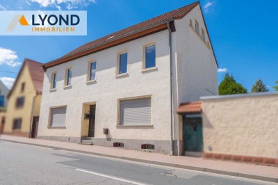 Zweifamilienhaus in Hecklingen mit Garten, Nebengebäude und großem Potenzial!