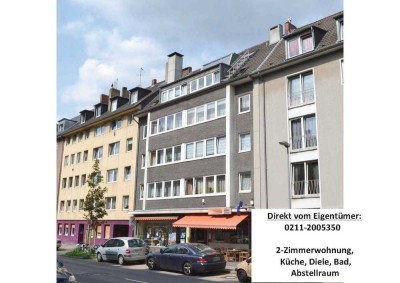 Provisionsfrei +++ Vermietete 2-Zimmer-Eigentumswohnung in Düsseldorf-Rath +++ Direkt vom Eigentümer