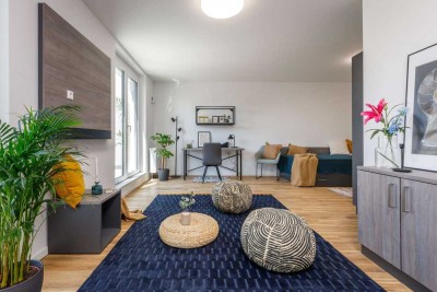 Willkommen in Ihrer voll möblierten Singlewohnung! Warmmiete inkl. Strom und Internet!