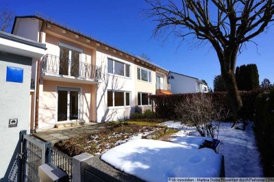 Befristet zu mieten - DHH mit idyllischem Garten und Garage in ruhiger Wohnlage in Solln