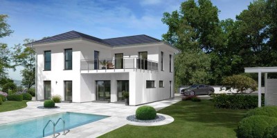 Moderne Cityvilla in ruhiger Lage mit Traumgrundstück - Ca. 100 vorgeplante Haustypen - Preis inkl.