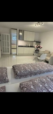 1 Zimmer mit  Einbauküche  WC/Dusche Möbliert gegen Ablöse nur an 1 Person