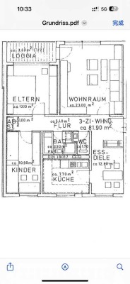 Schöne 3,5-Raum-Wohnung mit EBK und Balkon in Stuttgart