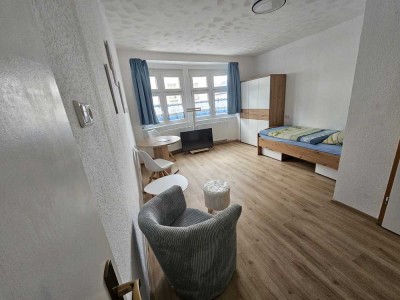 Helles freundliches ruhiges möbiliertes Appartement mit eigener Dusche, Kochnische. Dusche