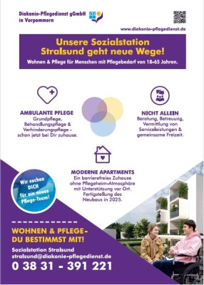 Modernes Pflegewohnen: Selbstständig, aber nicht allein!