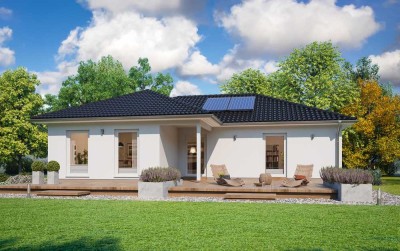 IHR WINKEL-BUNGALOW KFW 40 MIT GROSSEM GRUNDSTÜCK BEI EILENBURG