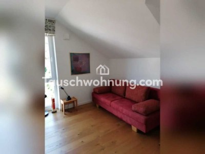 Tauschwohnung: Studiowohnung unterm Dach hell und ruhig