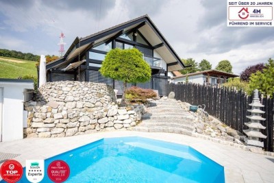 Exklusives HUF Architektenhaus in Maria Gugging! Anzahlung 450.000,00 Euro diskret &amp; direkt vom Eigentümer finanzieren!