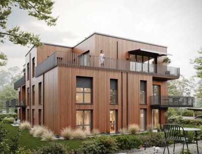 Finde deine Wurzeln - Helle 2,5 Zimmer mit Balkon in Holzmassivbauweise!