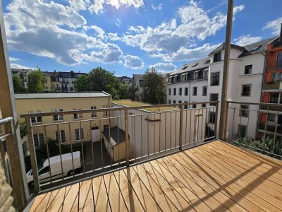 wohnen in der Neustadt- großzügige 3-Zimmerwohnung mit ruhigen Südbalkon (NICHT WG-geeignet!)