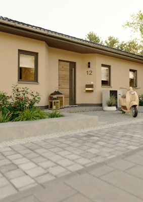 Der Bungalow mit der charmanten Form in Witterda – ausgefallen und praktisch