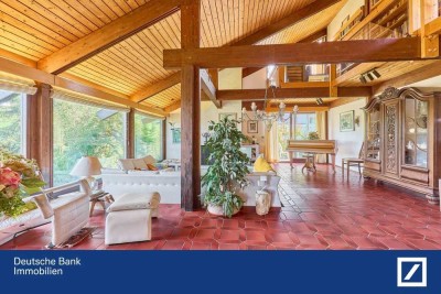 Lichtdurchflutetes Architektenhaus mit Einliegerwohnung und Panoramablick über den Odenwald