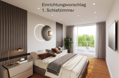 Erstbezug! Moderne 3-Zimmer-Dachgeschoßwohnung mit Terrasse, Klimaanlage &amp; Fernblick in 1230 Wien