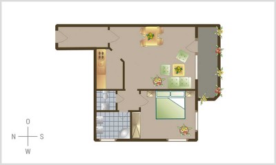 Exklusive, modernisierte 2-Zimmer-Wohnung mit Einbauküche in Rottweil