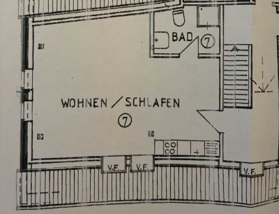 Ansprechende 1-Zimmer-DG-Wohnung in Melle-Neuenkirchen