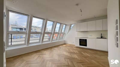 # SQ - EXKLUSIVE DACHGESCHOSSWOHNUNG IN 1030 WIEN - SEIDLGASSE - 2 ZIMMER - TOP 16