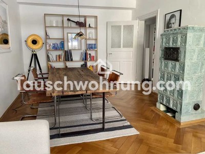 Tauschwohnung: 3-Zimmer Altbau in Maxvorstadt gg 5-6 Zimmer Haus oder Flat