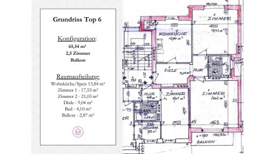 Super Infrastruktur - 2-Zimmer Wohnung mit Balkon in ruhiger Wohnsiedlung