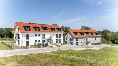 Moderne 3-Zimmer-Souterrainwohnung mit kleinem Garten in Ottenhofen mit S-Bahn-Anschluss