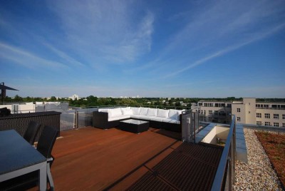 Modernes Penthouse mit großer Dachterrasse