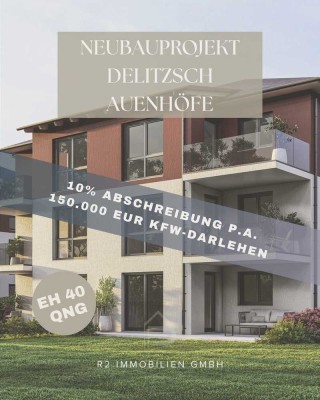 QNG-Neubau-3-Zimmer Wohnung mit 10 % AfA p.a. & Mietgarantie // EH40