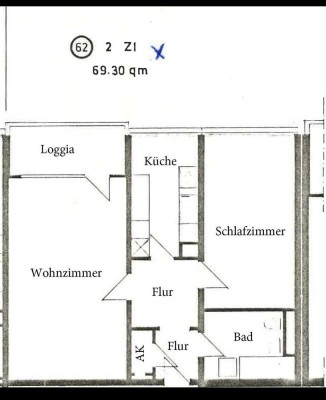 Charmante Zwei-Zimmer-Wohnung im Erdgeschoss