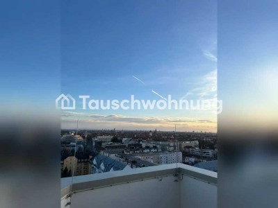 Tauschwohnung: 3,5Z, Schwabing, Top Schnitt, Balkon, Dachterr.+Pool+Sauna