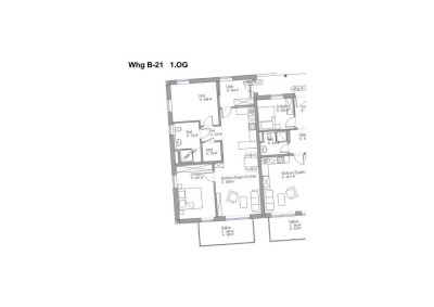 3-Zimmer-Neubauwohnung mit Balkon