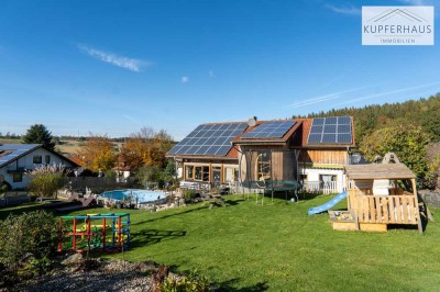 Einfamilienhaus mit traumhaftem Weitblick und Pool in Waldberg bei Bobingen