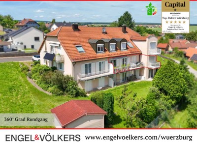 Top gepflegte Erdgeschosswohnung mit Balkon und Stellplatz