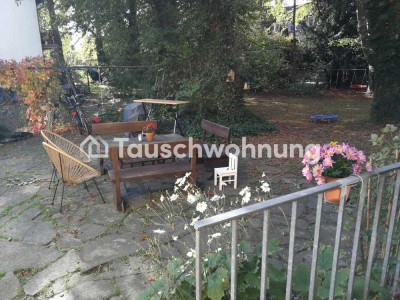 Tauschwohnung: EG-Wohnung im Grünen mit Zugang zum Garten