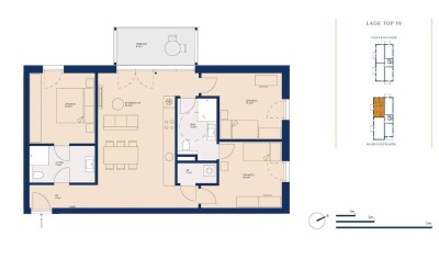 4-Zimmer-DG-Wohnung mit Terrasse