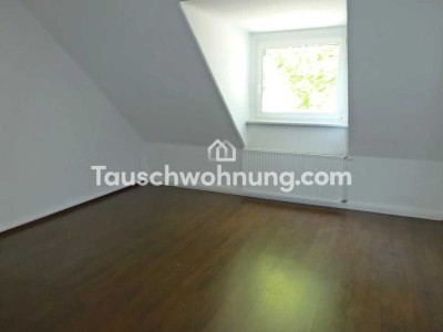 Tauschwohnung: Gut geschnittene, günstige DG-Wohnung mit eigenem Dachboden