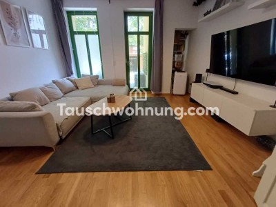 Tauschwohnung: Großzügige Terrassenwohnung mit Garten Zugang