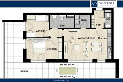 Hochwertige OG-Wohnung mit Balkon im Akazienweg in Lingen