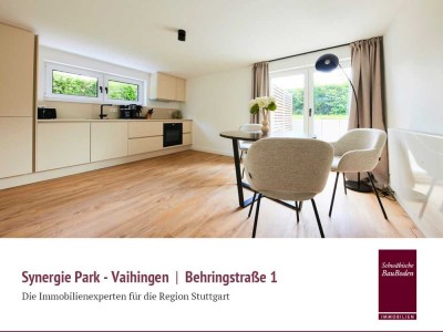 Stylisches 2-Zimmer-Studio, ca. 52 m², voll möbliert, mit Terrasse in Stuttgart-Rohr