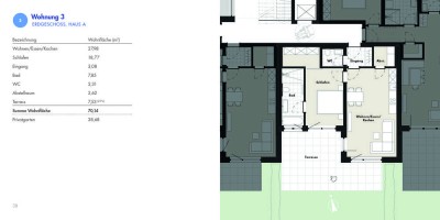 Neubau: 2-Zimmer-Wohnung in Zentrumslage