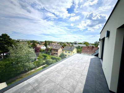 PENTHOUSE LIVING - 5 TERRASSEN - AUSBLICK - WÄRMEPUMPE - DECKENKÜHLUNG - U1!