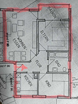 Geschmackvolle 3-Raum-Erdgeschosswohnung mit gehobener Innenausstattung mit EBK in Kehl - OT Kork