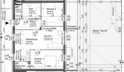 St. Valentin | Geförderte Gartenwohnung in Miete mit Kaufoption | Top 20/4 | ca. 71m² Garten