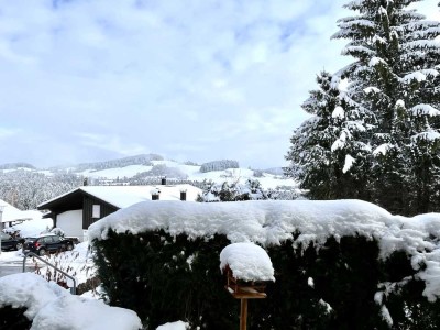 Kleine Traumwohnung 1,5 Zimmer Möbliert + Terrasse + Stellplatz in Oberreute - frei