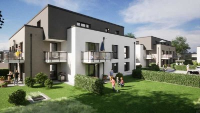 2-Zimmer Neubaubauwohnung im EG mit 2 Terrassen
