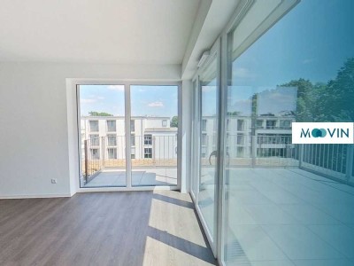 Ihr Wohlfühl-Zuhause: Seniorengerechte 2-Zi.-Whg. mit riesigem Balkon, EBK und modernem Bad