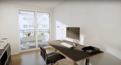 2-Zimmer-Penthouse-Wohnung mit Dachterrasse!