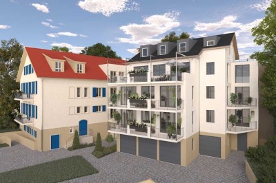 Energieeffizienter Neubau in Bevorzugter Wohnlage, DG 3-Zi. ETW mit 2x Balkonen