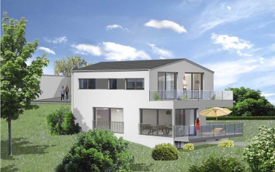 Moderne Architektenvilla mit Stil. Weitblick und viel Licht-Wohnen auf höchstem Niveau