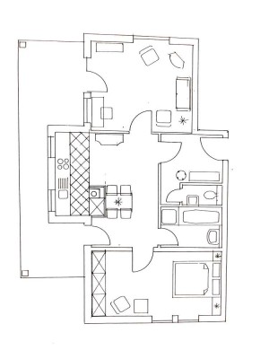 Geschmackvolle Wohnung mit zweieinhalb Zimmern sowie Balkon und Einbauküche in Dresden