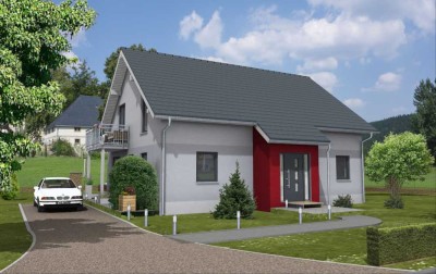 Exklusive Villa: 3 Kinderzimmer, Büro-/Gäste-Zimmer, 2 Bäder, also 6 Zimmer - Grdst. im Preis enth.