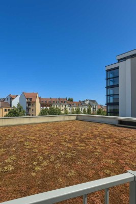 Helles 1-Zimmer Appartement mit großer Terrasse und TG-Stellplatz im Herzen von Heidelberg